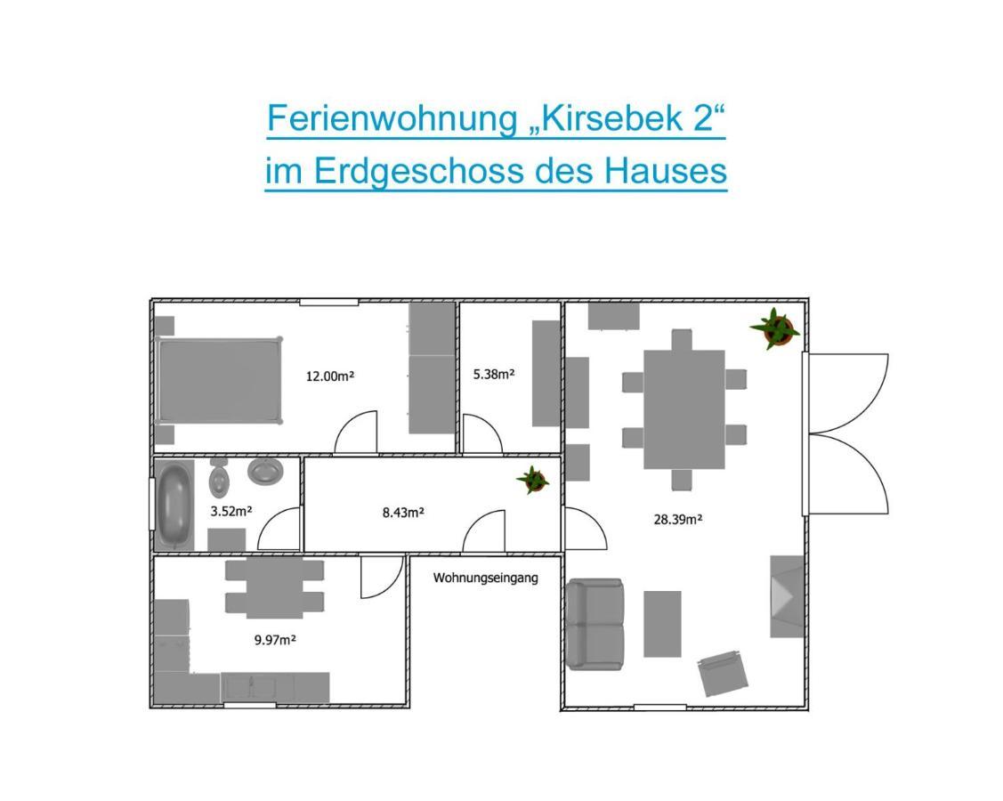 Apartments Kirsebek Kappeln Eksteriør bilde